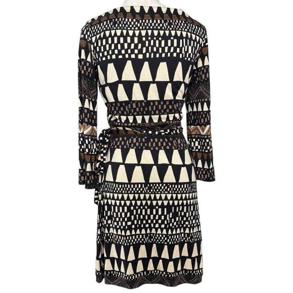 Diane Von Furstenberg Voce Wrap Dress 100% Silk - Picture 6 of 11